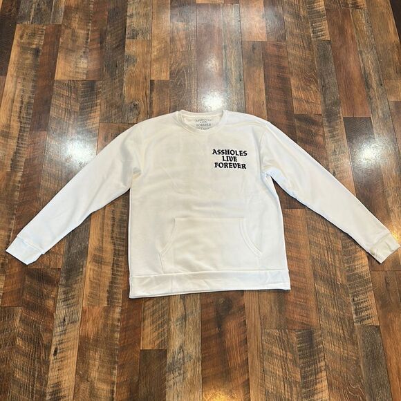 A-holes live Forever crewneck sweatshirt (6023) NEW - Picture 1 of 2